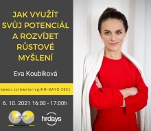Eva Koubíková: Jak využít svůj potenciál a rozvíjet růstové myšlení