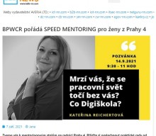 B2B: BPWCR pořádá SPEED MENTORING pro ženy z Prahy 4