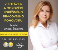 Renata Bryzgal Šutovská: 20 otázek a odpovědí úspěšného pracovního pohovoru