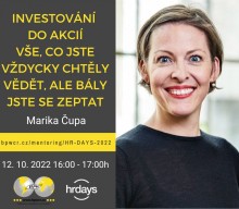 Marika Čupa: Investování do akcií – vše, co jste vždycky chtěly vědět, ale bály jste se zeptat