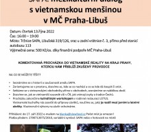 14.10.2022 – SAPA: mezikulturní dialog s vietnamskou menšinou v MČ Praha-Libuš 🗓